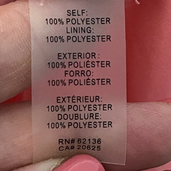 Guess Floral Bright Colorblock Handkerchief Hem Knee Length Dress Size 8 - Picture 10 of 10